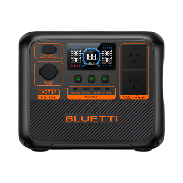 BLUETTI AC70P Portable Power Station 1000W 864Wh