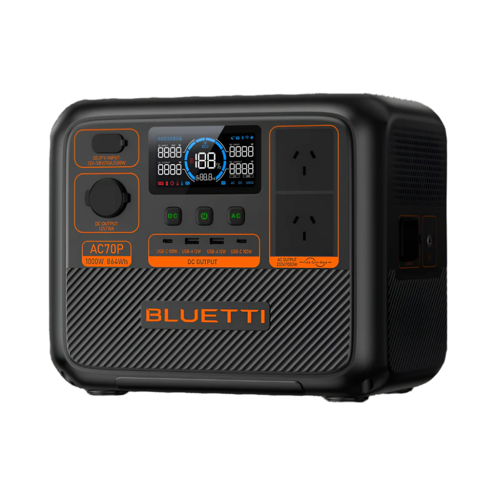 BLUETTI AC70P Portable Power Station 1000W 864Wh - Image 6