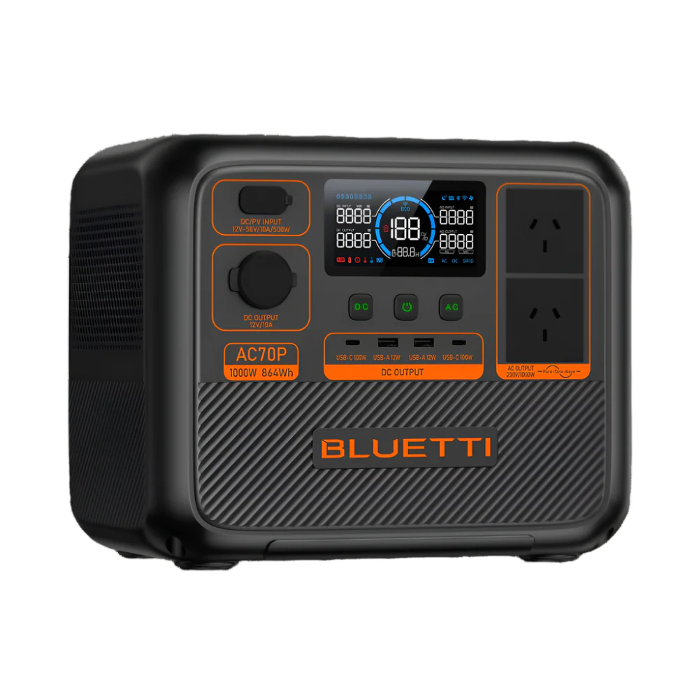 BLUETTI AC70P Portable Power Station 1000W 864Wh - Image 7