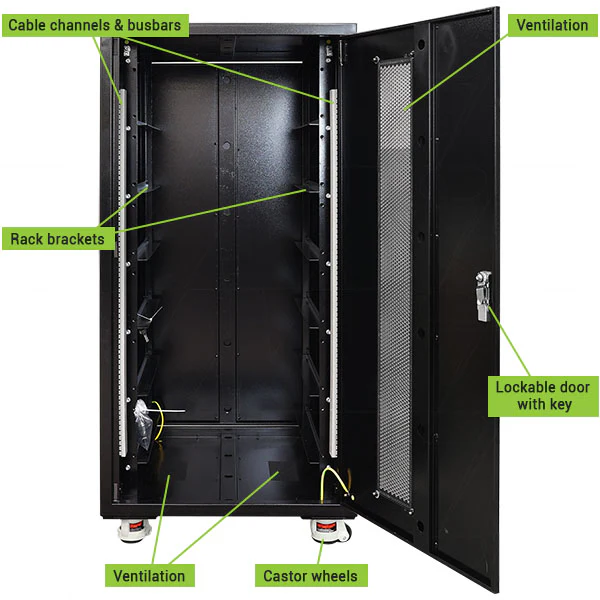 Enepower Indoor Battery Cabinet for 6 x 4RU Server Rack Battery Modules - Image 4