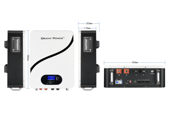 Jakiper Orient Power 48V 100Ah Wall Mounted LiFePO4 Lithium Solar Battery, Aus stock - 48100PW - Image 4