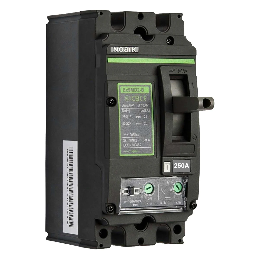 Noark Ex9MD DC 2Pole Moulded Case Circuit Breaker and Accessories 80-250A - Image 9