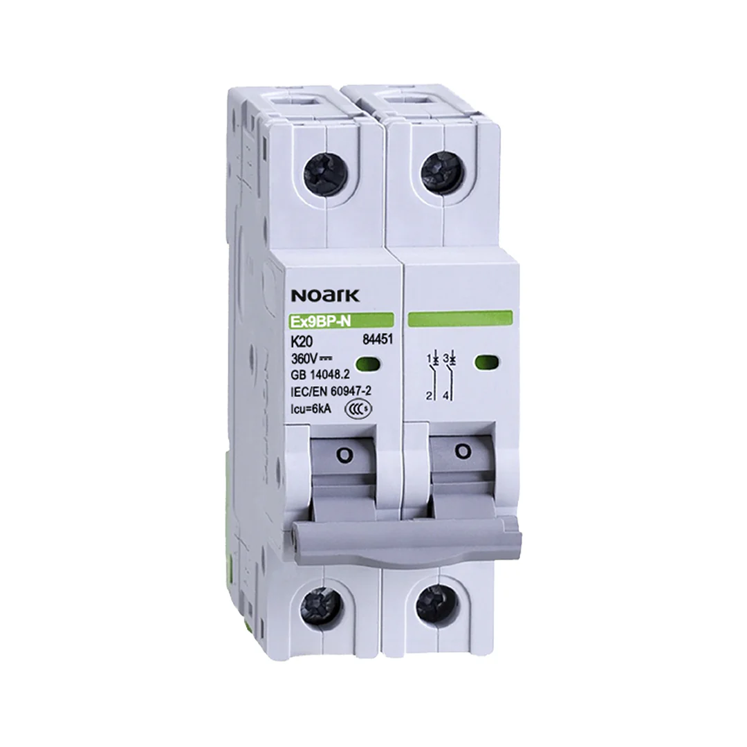 Noark DC miniature circuit breakers Ex9BN 2 pole - 10A to 63A - Image 4