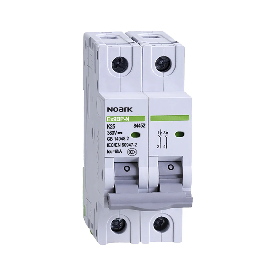 Noark DC miniature circuit breakers Ex9BN 2 pole - 10A to 63A - Image 5