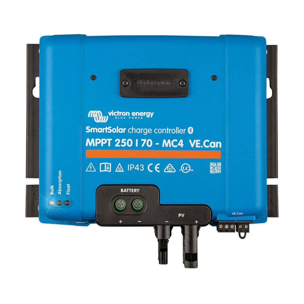 Victron SmartSolar MPPT 250/70 Charge Controller - MC4, Tr and V.E. Can