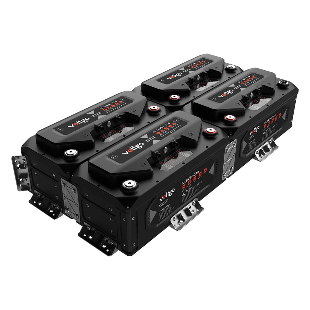 VoltGo 12.8V 200Ah IP65 LiFePO4 IEC62619 Battery Bluetooth - VLRV2560A - Image 5