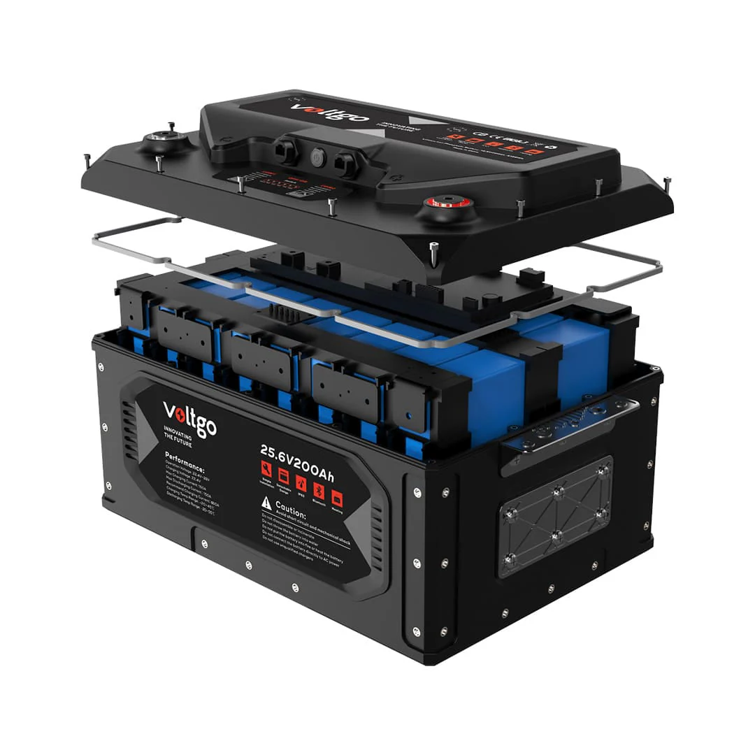 VoltGo 25.6V 200Ah IP65 LiFePO4 IEC 62619:2022 Battery, Bluetooth- VLRV5120B - Image 3
